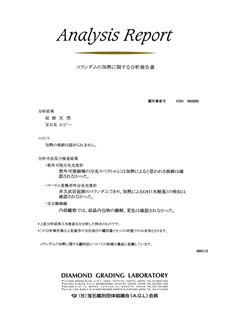 分析報告書(コランダム非加熱用)